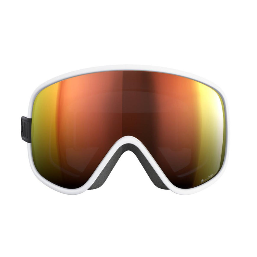 POC Vitrea Ski Goggles Partly Sunny Orange Lens - Hydrogen White Frame