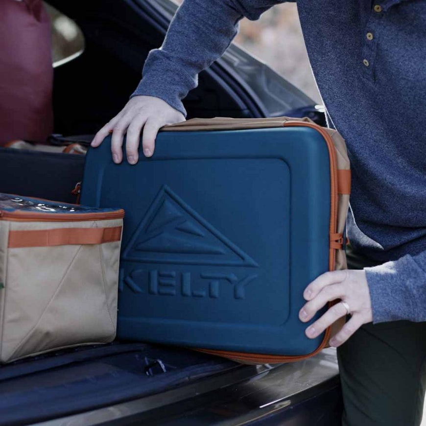 Kelty 14L Folding Cooler - Dull Gold/Deep Teal