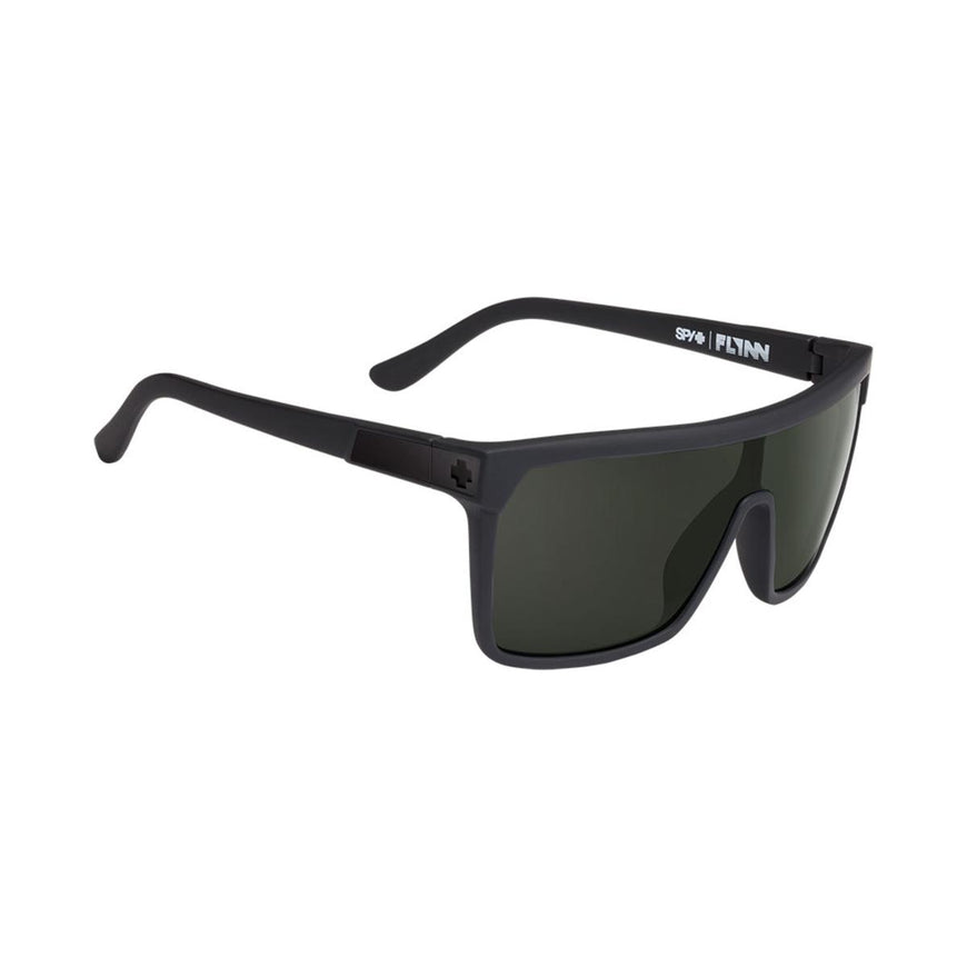 Spy Optic Flynn Soft Matte Black - HD Plus Gray Green