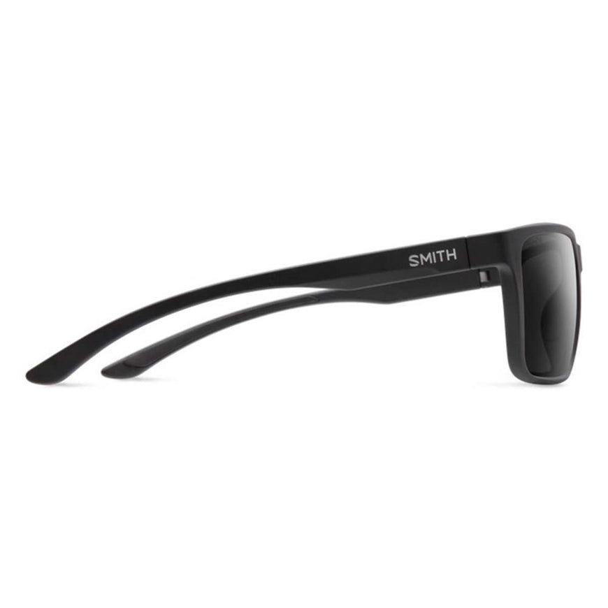 Smith Optics Riptide Sunglasses ChromaPop Glass Polarized Black Mirror - Matte Black Frame