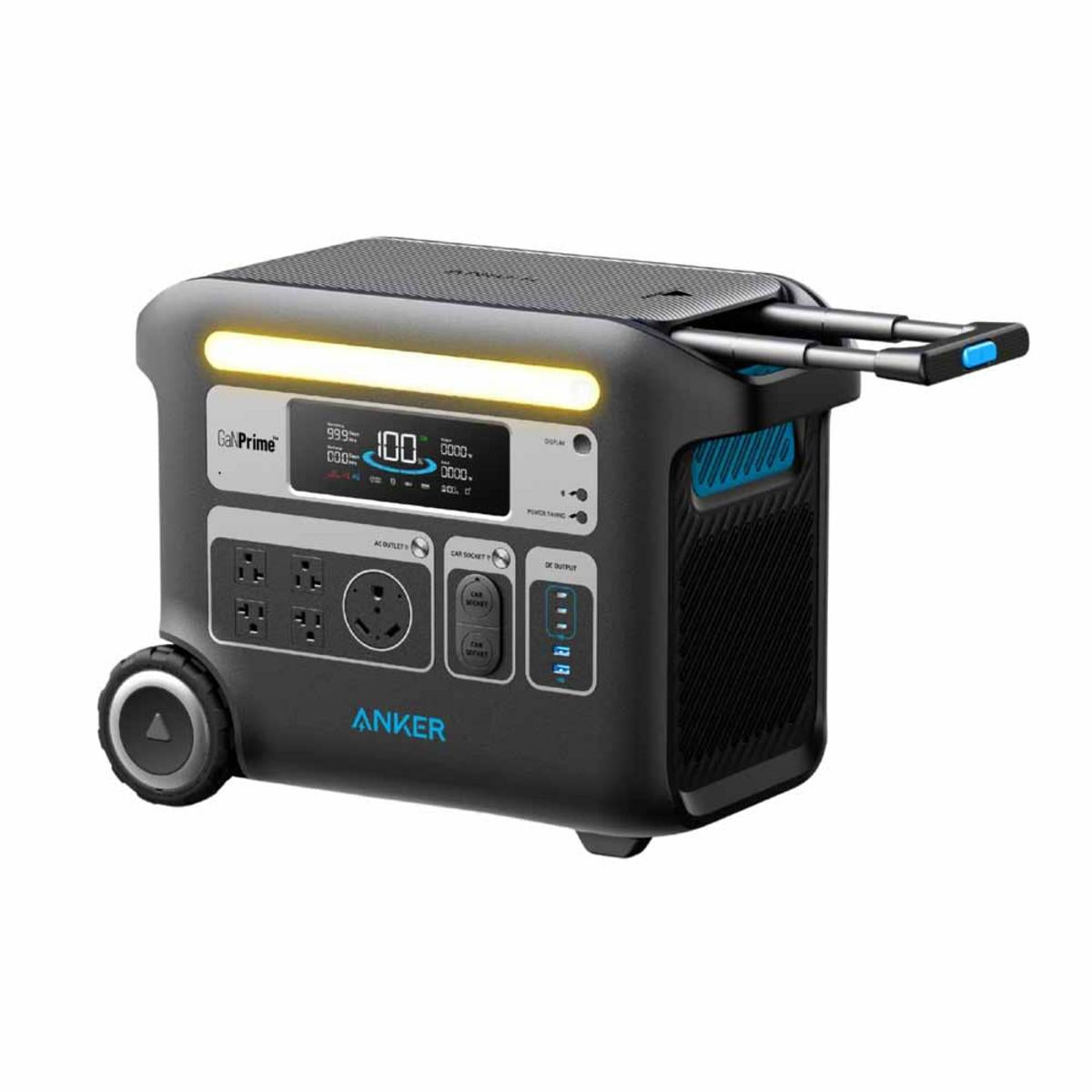 Anker Solar Generator 767 - PowerHouse 2048Wh with 200W Solar Panel and Expansion Battery
