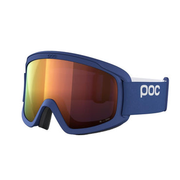 POC Opsin Ski Goggles Partly Sunny Orange Lens - Lead Blue Frame