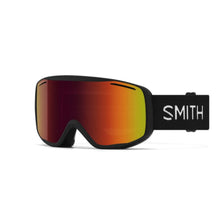 Smith Optics Rally Goggles Red Sol-X Mirror - Black Frame