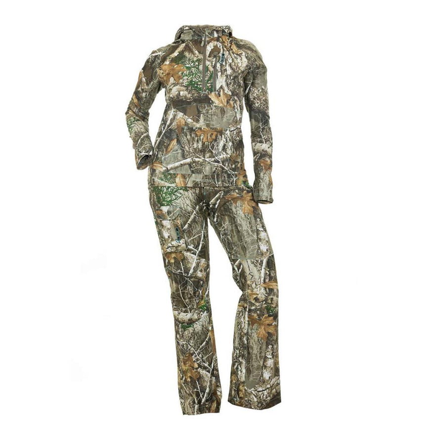 DSG Women's Bexley 2.0 Ultra Light-Weight Ripstop Tech Shirt - Realtree Edge