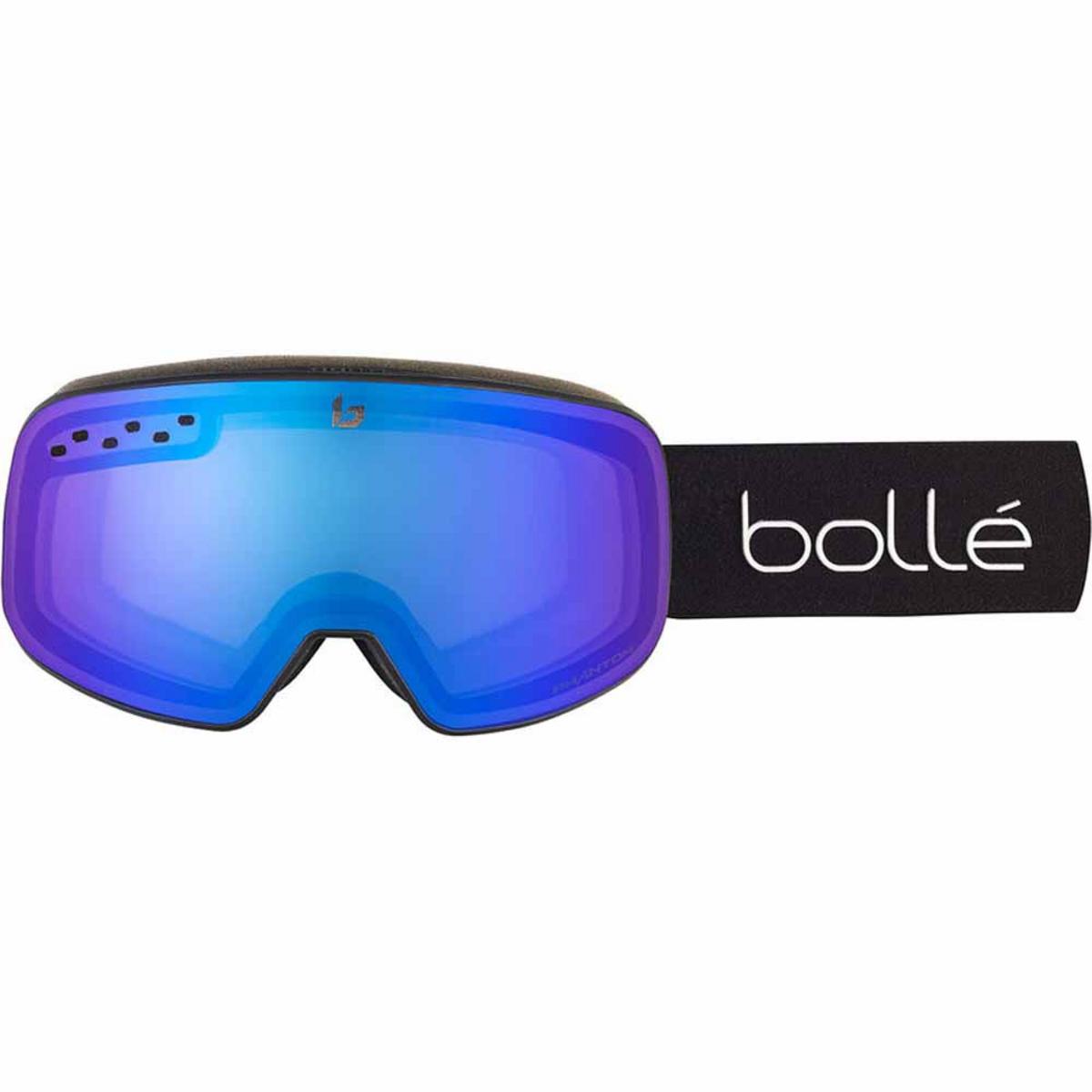 Bolle Nevada Small Goggle Black Corp Matte - Phantom+ Blue Semi-Polarized Photochromic