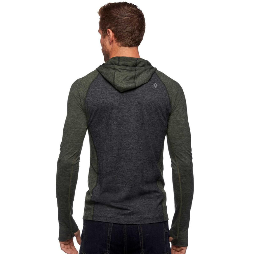 Black Diamond Men's Solution 150 Merino Baselayer Crew Half Zip Hoody