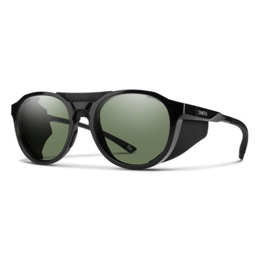 Smith Optics Venture Sunglasses ChromaPop Polarized Gray Green - Black Frame
