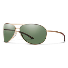 Smith Serpico 2 Sunglasses Matte Gold Chromapop Polarized Gray Green