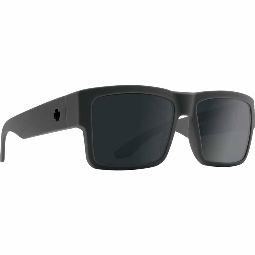 Spy Optic Cyrus Soft Matte Dark Gray - Happy Gray Green Polar with Black Spectra Mirror