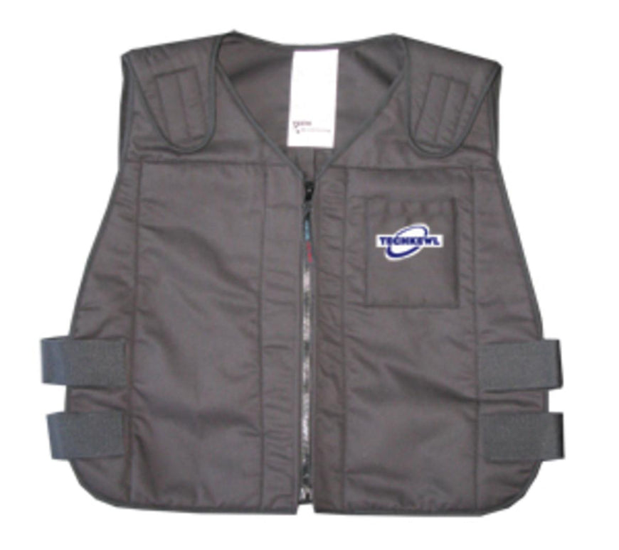 Techniche TechKewl Phase Change Cooling Vest with Inserts and Cooler - Black