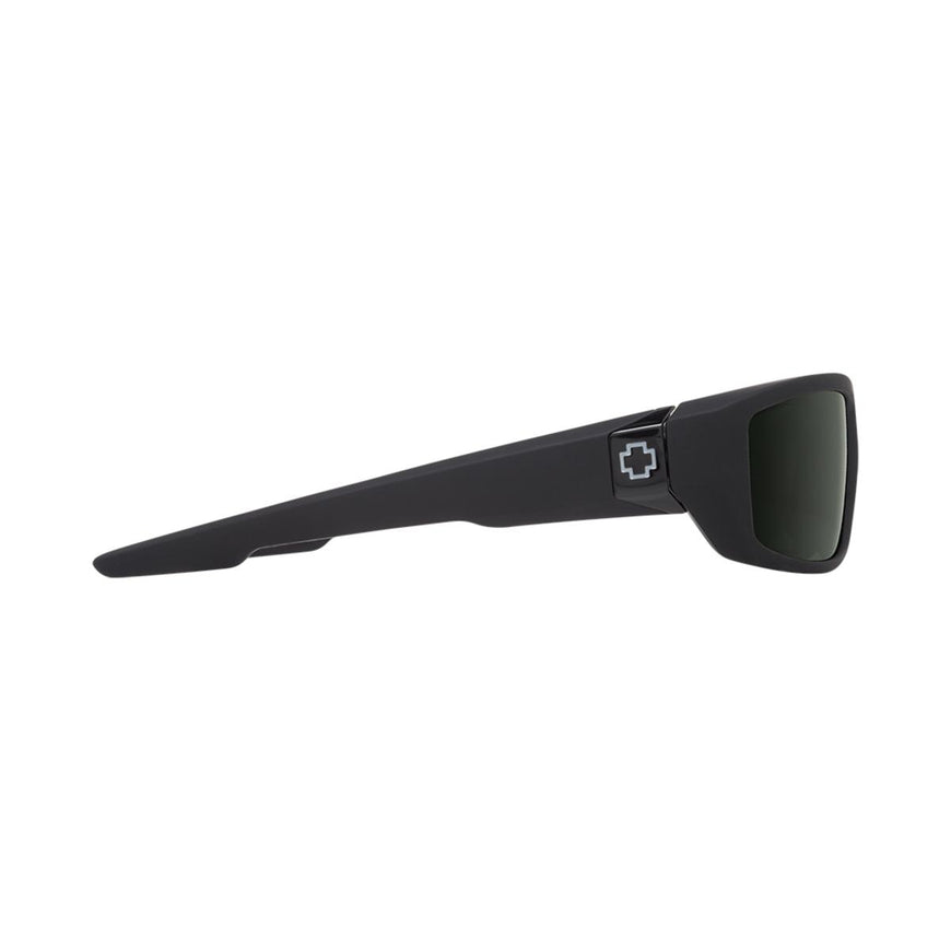 Spy Optic Dirty Mo Soft Matte Black - HD Plus Gray Green