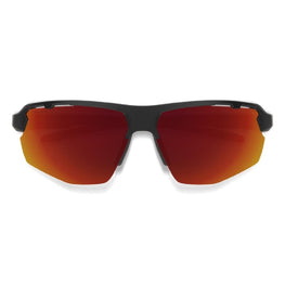 Smith Optics Resolve Sunglasses ChromaPop Red Mirror - Matte Black Frame