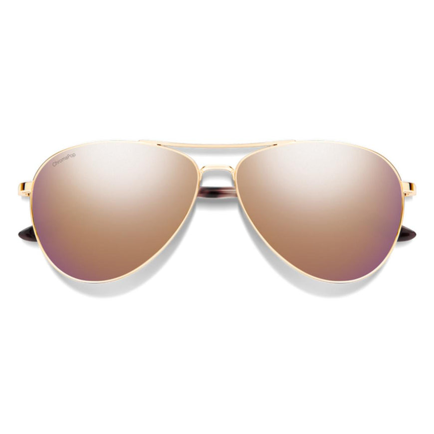 Smith Optics Langley 2 Sunglasses ChromaPop Polarized Rose Gold Mirror - Rose Gold Frame