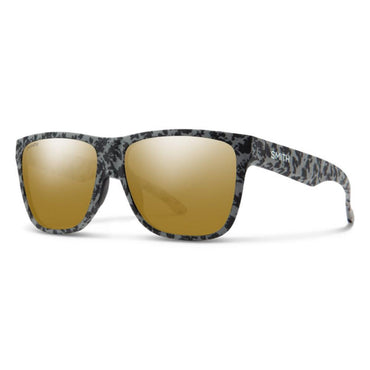 Smith Optics Lowdown XL 2 Sunglasses ChromaPop Polarized Bronze Mirror - Matte Gray Marble Frame