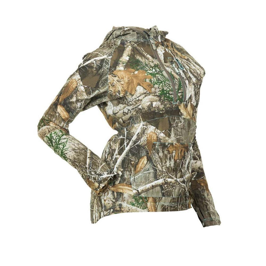 DSG Women's Bexley 2.0 Ultra Light-Weight Ripstop Tech Shirt - Realtree Edge