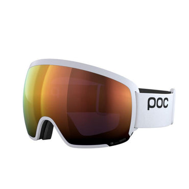 POC Orb Ski Goggles Partly Sunny Orange Lens - Hydrogen White Frame