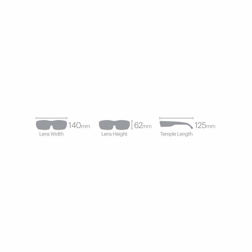 Smith Optics Wildcat Sunglasses ChromaPop Polarized Blue Mirror - Matte Black Frame