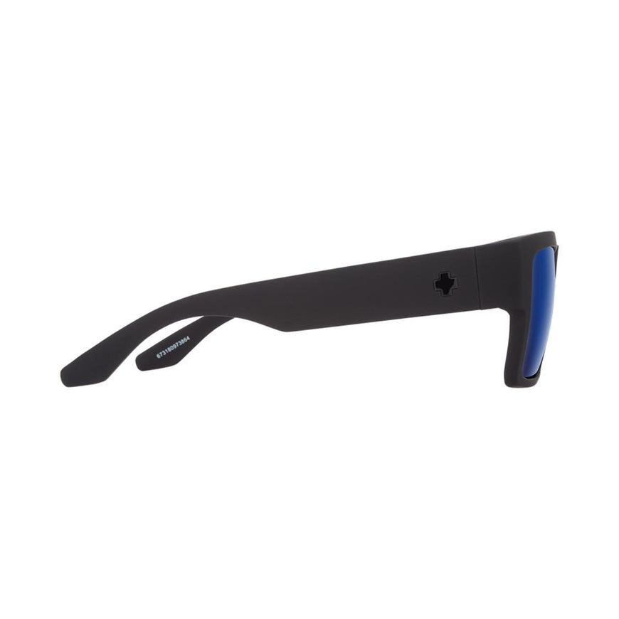 Spy Optic Cyrus Soft Matte Black - HD Plus Bronze with Blue Spectra Mirror