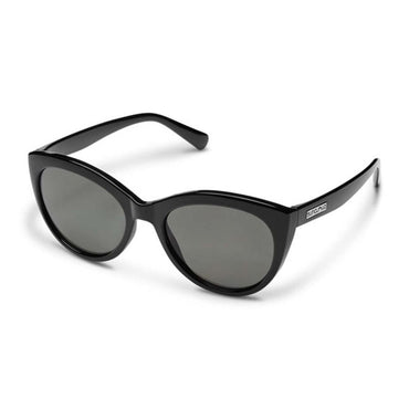 Suncloud Cityscape Polarized Gray Green Sunglasses - Black Frame