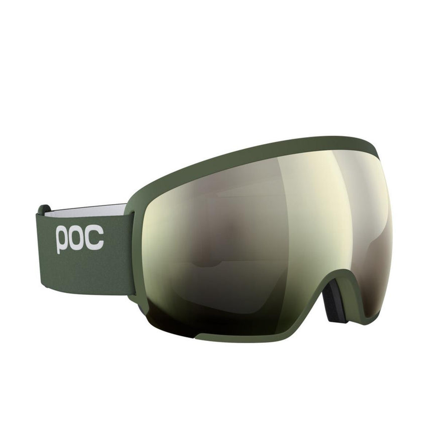 POC Orb Ski Goggles Partly Sunny Ivory Lens - Epidote Green Frame