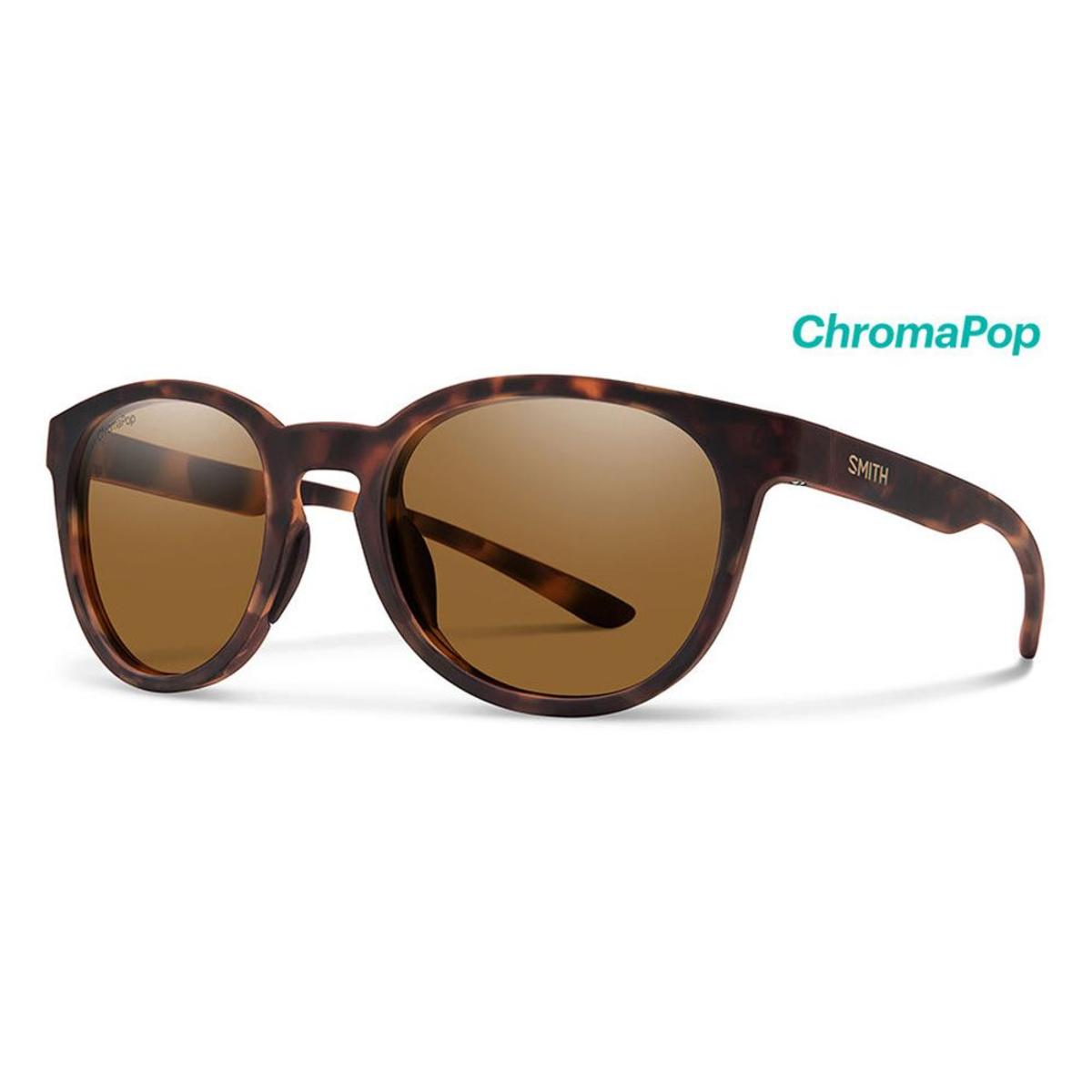 Smith Optics Eastbank Sunglasses Chromapop Polarized Brown - Matte Tort Frame