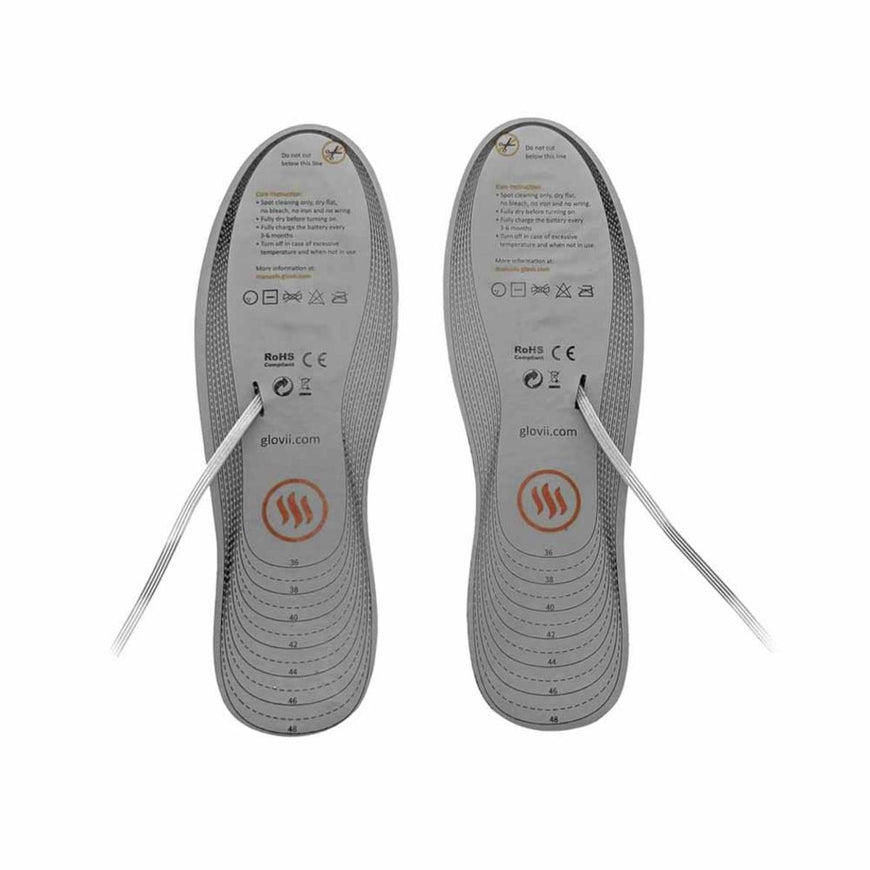 Glovii Ultra Thin Heated App Controlled Ski Insoles