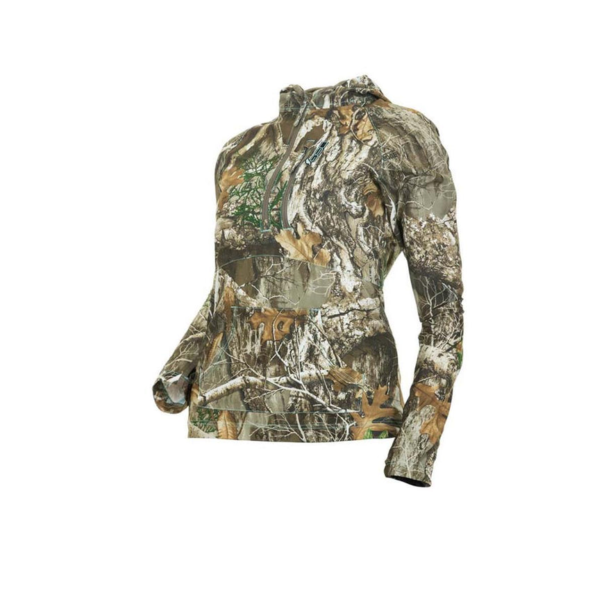 DSG Women's Bexley 2.0 Ultra Light-Weight Ripstop Tech Shirt - Realtree Edge