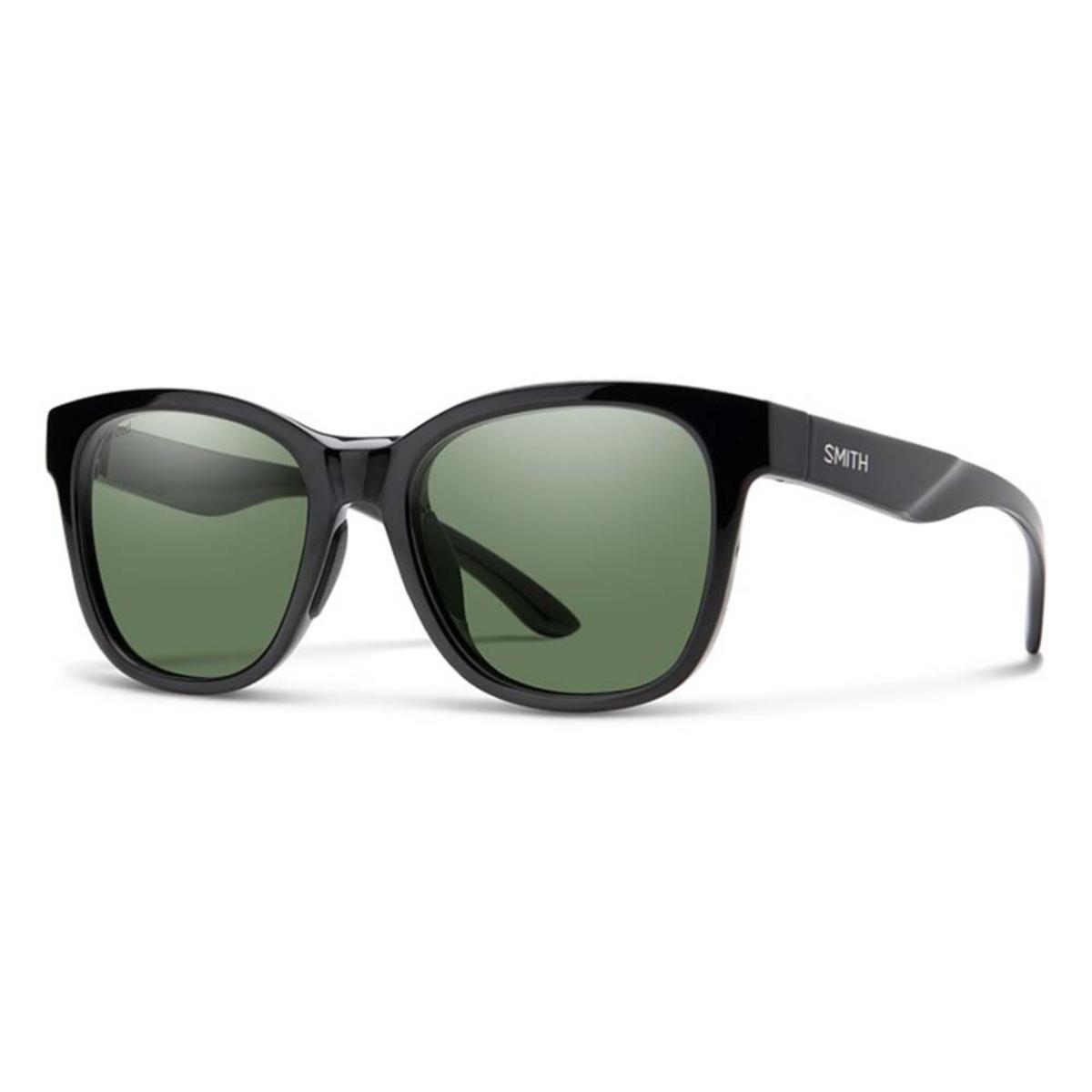 Smith Optics Caper Sunglasses Polarized Gray Green - Black Frame