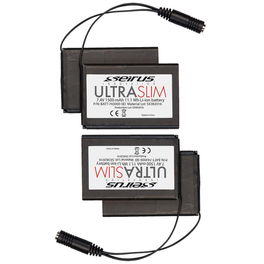 Seirus Heat Touch 1,500 Ultra Slim Battery Set