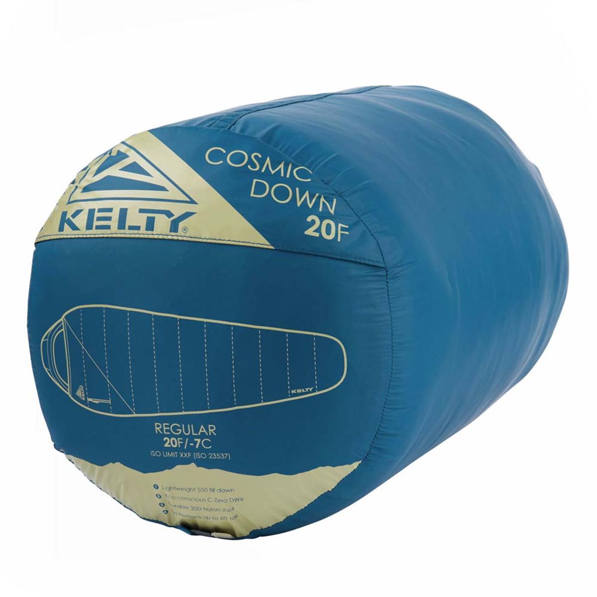 Kelty Cosmic 20 Deg 550 Down Sleeping Bag, Long Size, Right-Hand