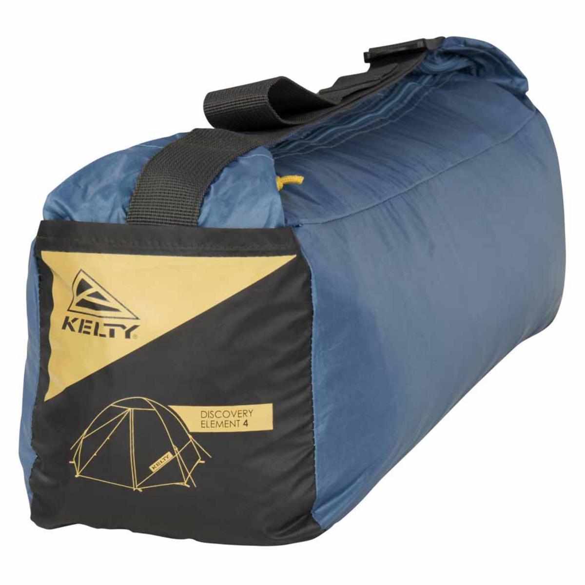 Kelty Discovery Element 4 Person Tent - Iceberg Green/Agean Blue