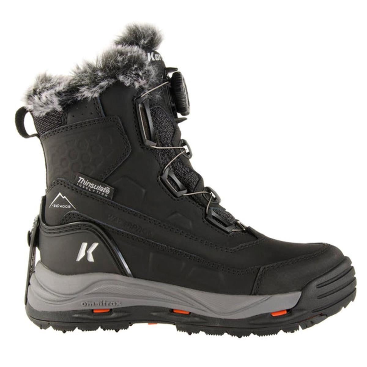 Korkers Women's Snowmageddon Boa Winter Boots with SnowTrac Sole