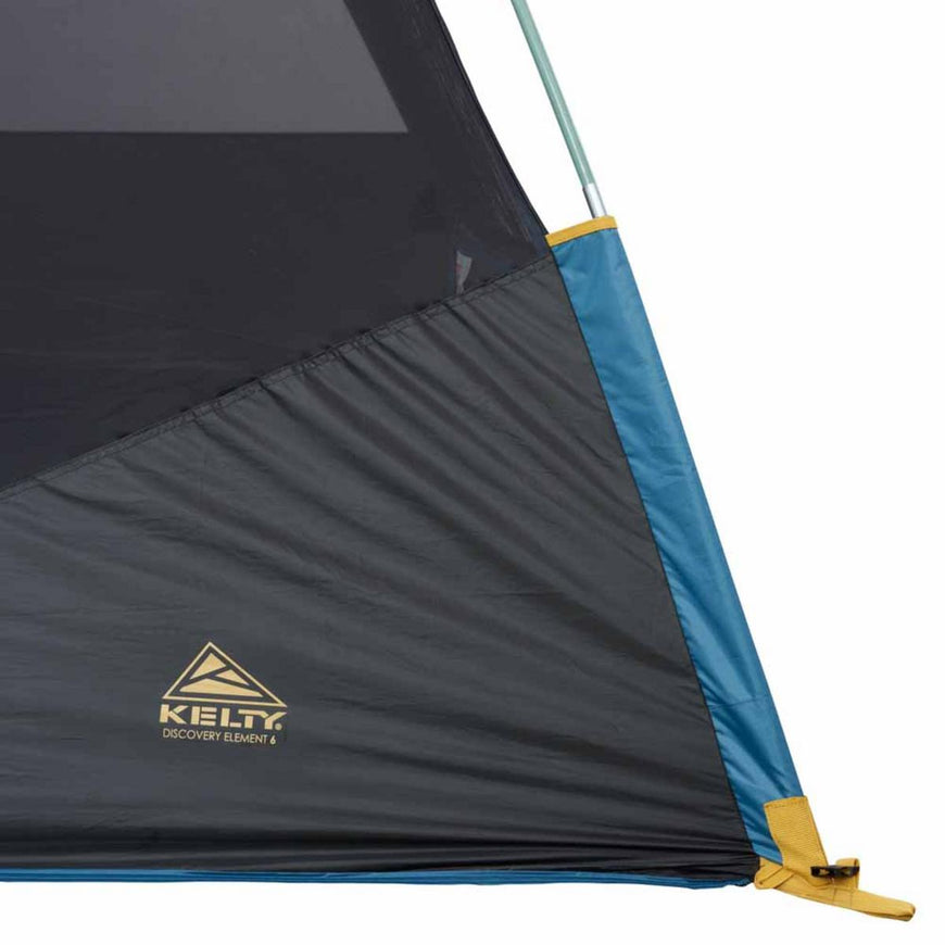 Kelty Discovery Element 6 Person Tent - Iceberg Green/Agean Blue