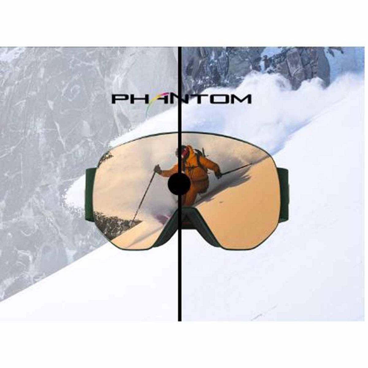 Bolle Maddox Goggle Black Corp Matte - Phantom+ Blue Semi-polarized Photochromic