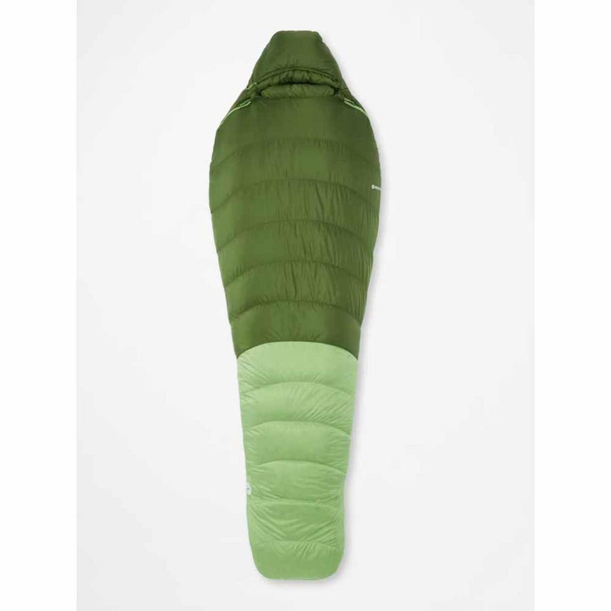 Marmot Men's Hydrogen 30 Left Zipper Long Sleeping Bag - Foliage/Kiwi