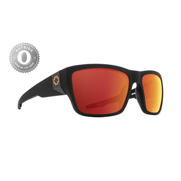 Spy Optic Dirty Mo 2 SPY + Dale Jr Matte Black - HD Plus Gray Green with Orange Spectra Mirror