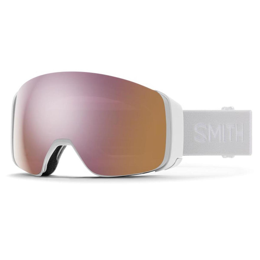 Smith Optics 4D MAG Goggles ChromaPop Everyday Rose Gold - White Vapor Frame