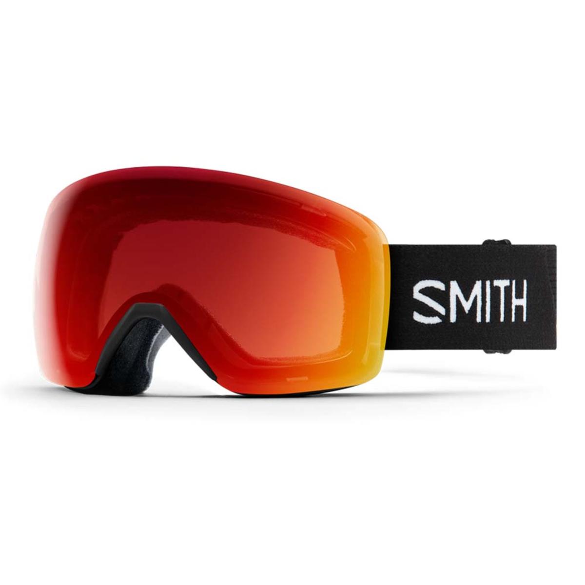 Smith Optics Skyline Goggles Chromapop Photochromic Red Mirror - Black Frame