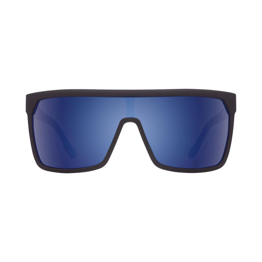 Spy Optic Flynn Soft Matte Black - HD Plus Bronze with Dark Blue Spectra Mirror