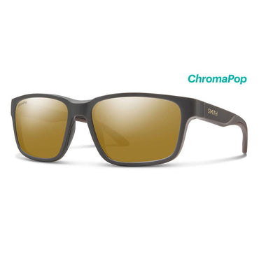 Smith Optics Basecamp Sunglasses Chromapop Polarized Bronze Mirror - Matte Gravy Frame