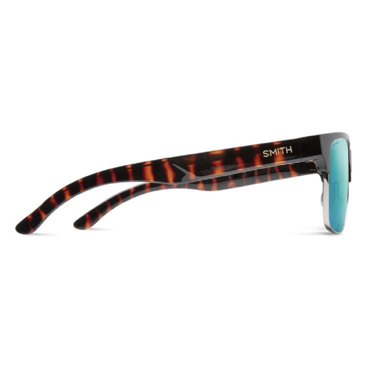 Smith Optics Lowdown Split Sunglasses ChromaPop Polarized Opal Mirror - Tortoise Frame