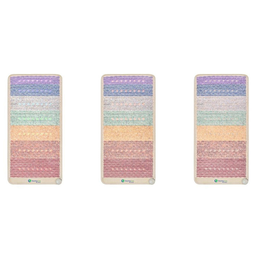 HealthyLine Rainbow Chakra Mat Medium 5024 Firm - Photon PEMF InfraMat Pro Third Edition