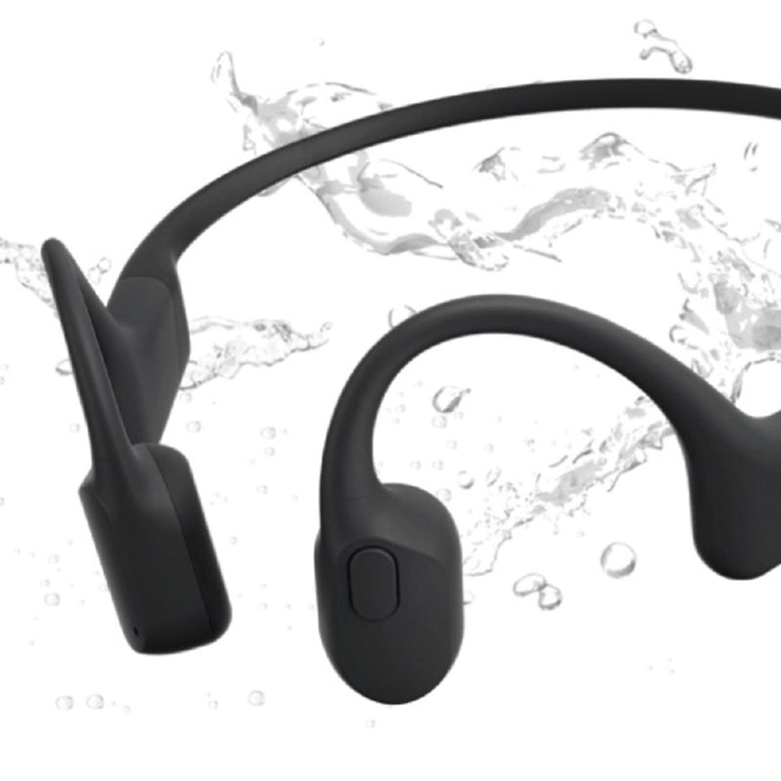 Shokz OpenRun Mini Bone Conduction Open-Ear Endurance Headphones - Black