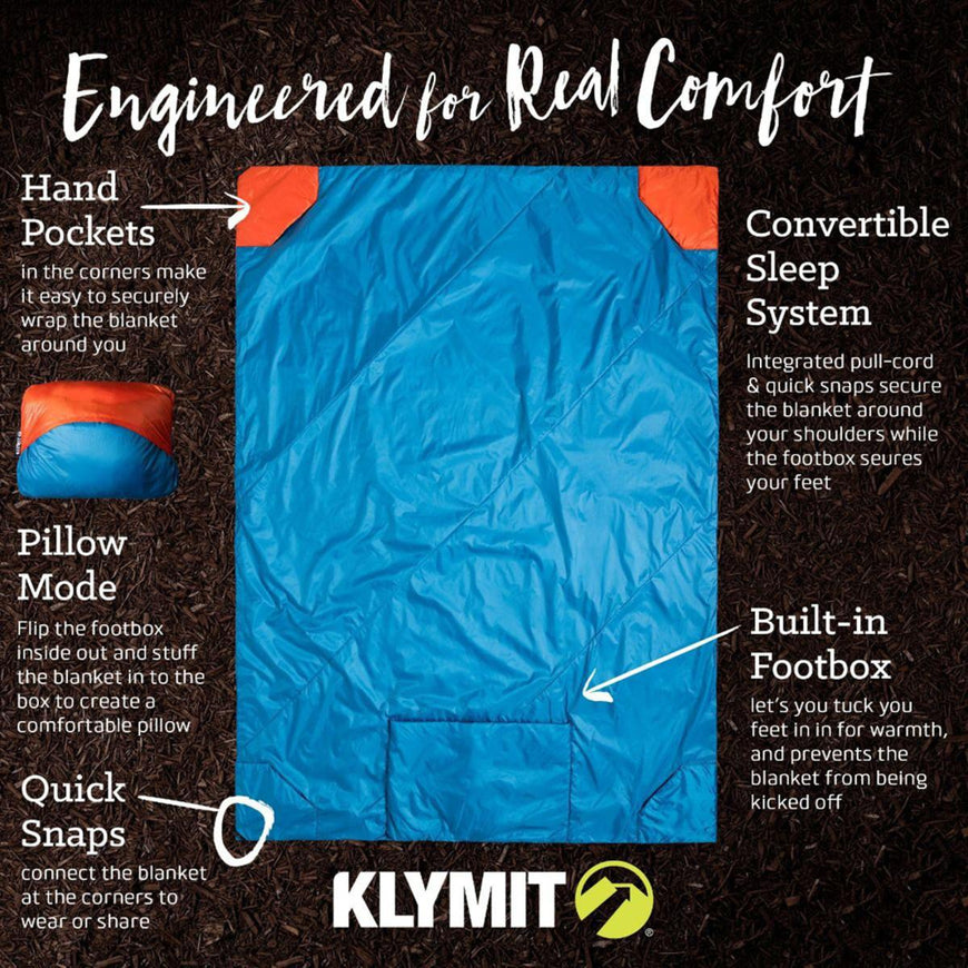 Klymit Versa Blanket - Blue