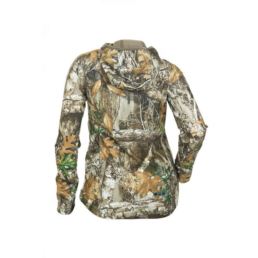 DSG Women's Bexley 2.0 Ultra Light-Weight Ripstop Tech Shirt - Realtree Edge