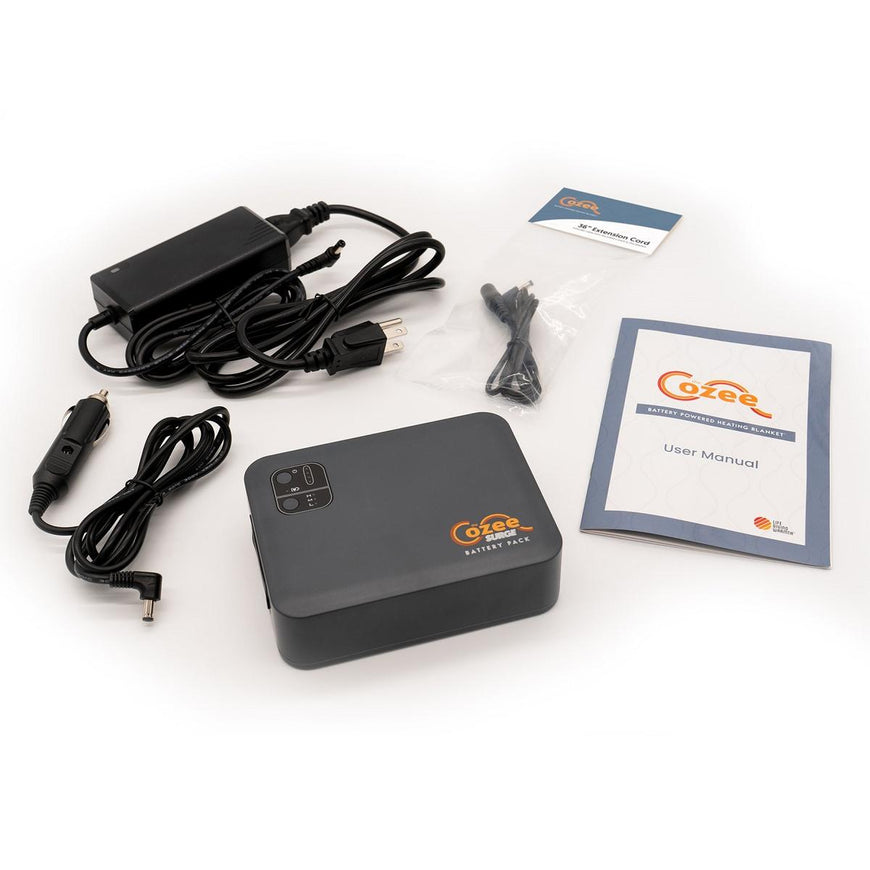 Cozee Battery Powered Heating Blanket with Surge Technology