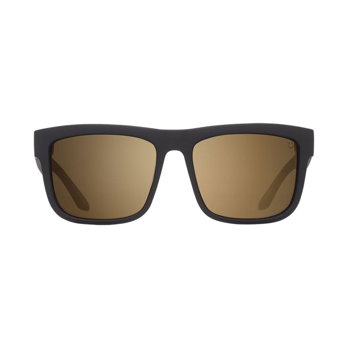 Spy Optic Discord Asian Fit Soft Matte Black - Happy Bronze with Gold Mirror