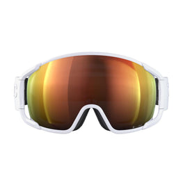 POC Zonula Ski Goggles Partly Sunny Orange Lens - Hydrogen White Frame