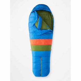 Marmot Men's Sawtooth 15 Sleeping Bag - Extra Wide/Dark Azure/Foliage