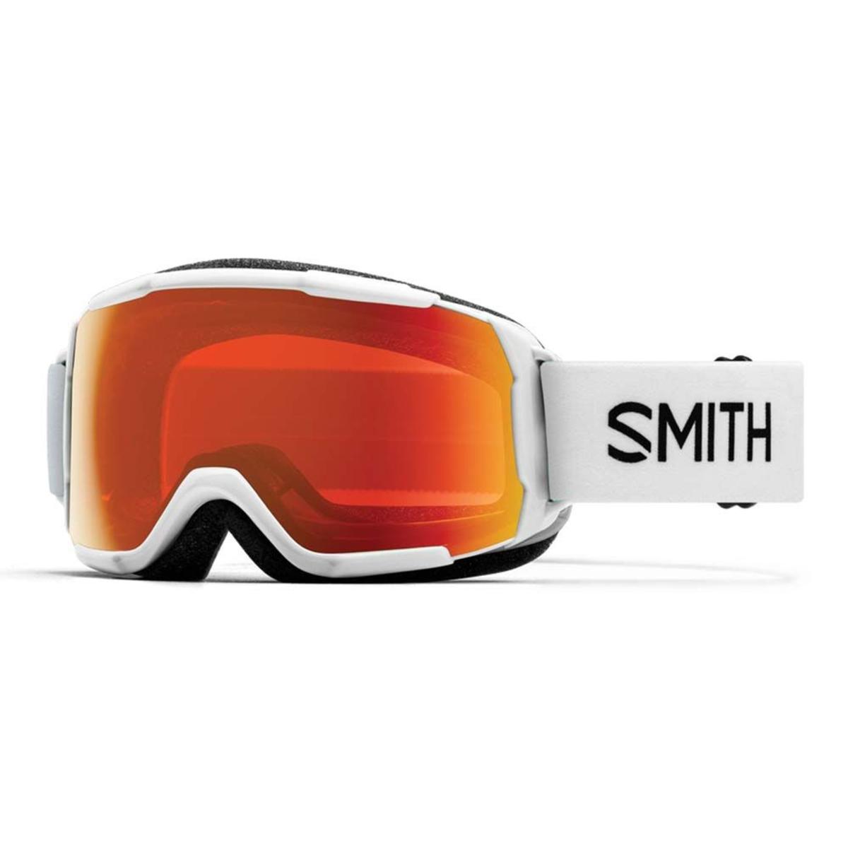 Smith Optics Grom Junior Goggles Chromapop Everyday Red Mirror - White Frame